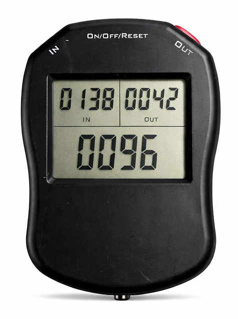Doorman's In/Out Electronic Tally Counter | Triple Display Occupancy Tracker - Free UK Delivery