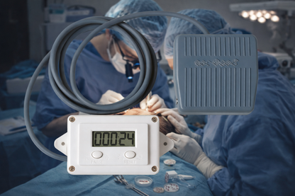 Handsfree foot operated tally counter